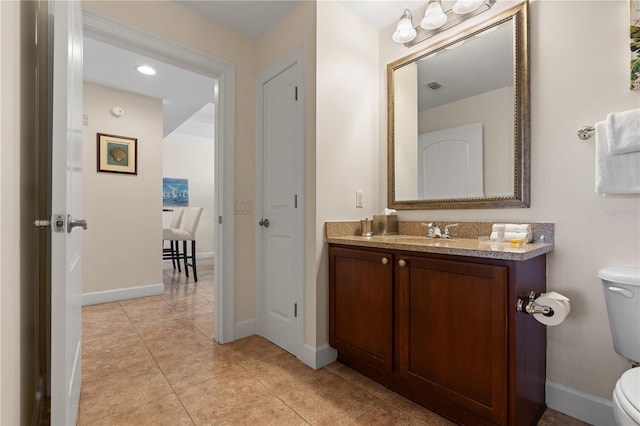 102 Yacht Harbor Dr Unit 475, Palm Coast, FL 32137 - bathroom with vanity and tile patterned floors