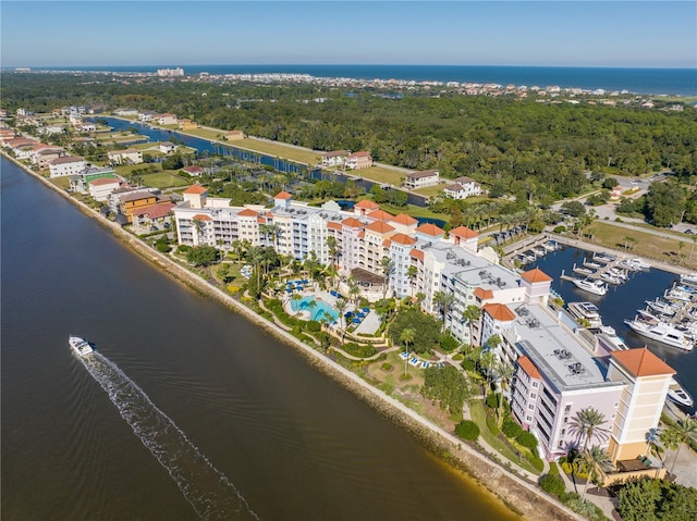 102 Yacht Harbor Dr Unit 475, Palm Coast, FL 32137 - aerial view of a large body of water and apartment complex