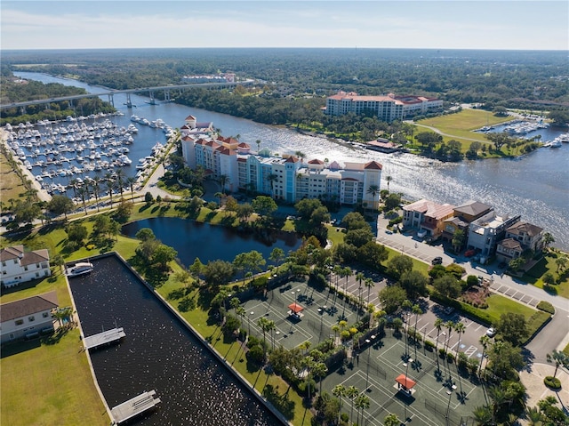 102 Yacht Harbor Dr Unit 475, Palm Coast, FL 32137 - bird's eye view of a large body of water and apartment complex