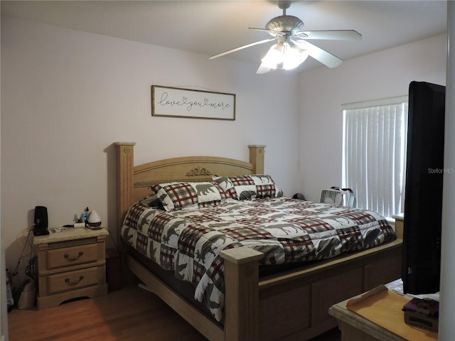 400 S County Road 115, Bunnell, FL 32110 - bedroom featuring wood finished floors and ceiling fan