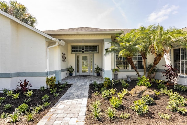 38 Mount Vernon Ln, Palm Coast, FL 32164 - doorway to property with stucco siding