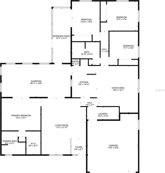 1 Wilson Pl, Palm Coast, FL 32164 - view of floor plan / room layout