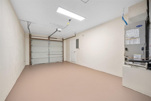3 Fenwood Ln, Palm Coast, FL 32137 - garage featuring electric panel and a garage door opener