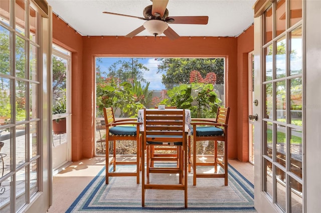 5 Zorlou Ct, Palm Coast, FL 32164 - sunroom / solarium featuring french doors and carpet floors