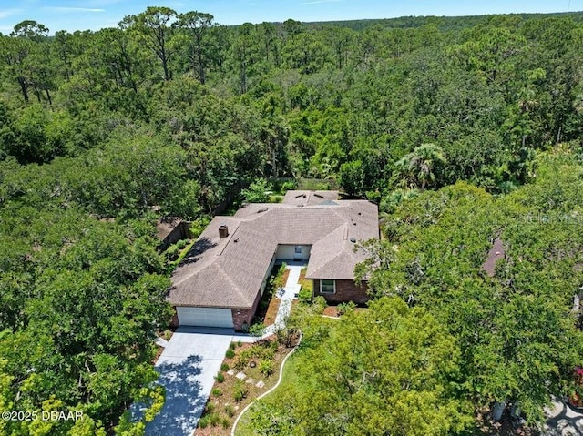 1108 Northside Dr, Ormond Beach, FL 32174 - view of subject property featuring a heavily wooded area
