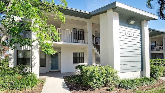 4655 46th Street Ct W Unit 101, Bradenton, FL 34210 - view of building exterior with stairs