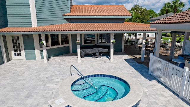 4655 46th Street Ct W Unit 101, Bradenton, FL 34210 - view of swimming pool with a patio