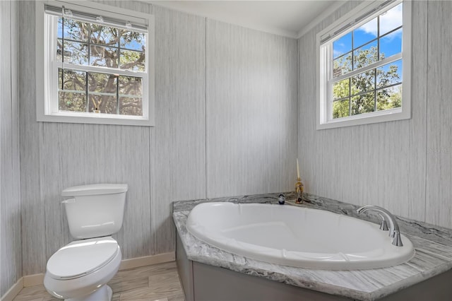 606 Ofarrell Ave, Interlachen, FL 32148 - bathroom with a garden tub and toilet