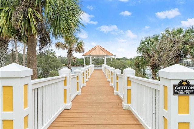 143 W Waterside Pkwy, Palm Coast, FL 32137 - dock with a gazebo