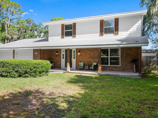 506 Dorset Cir S, Daytona, FL 32119 - view of front facade with an attached garage and brick siding