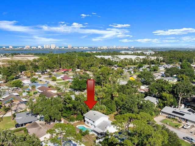 506 Dorset Cir S, Daytona, FL 32119 - view of property location featuring a large body of water and nearby suburban area