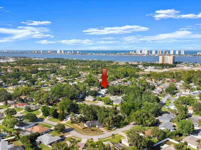 506 Dorset Cir S, Daytona, FL 32119 - view of property location with a nearby body of water and city skyline