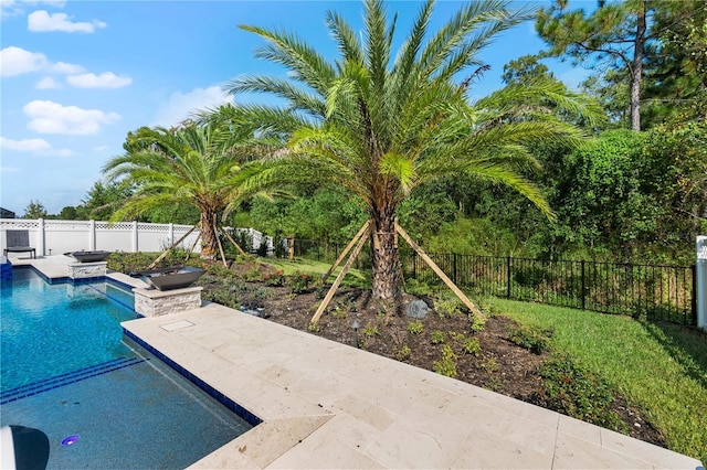233 Yorkshire Dr, Saint Augustine, FL 32092 - view of swimming pool with a patio area and a fenced backyard