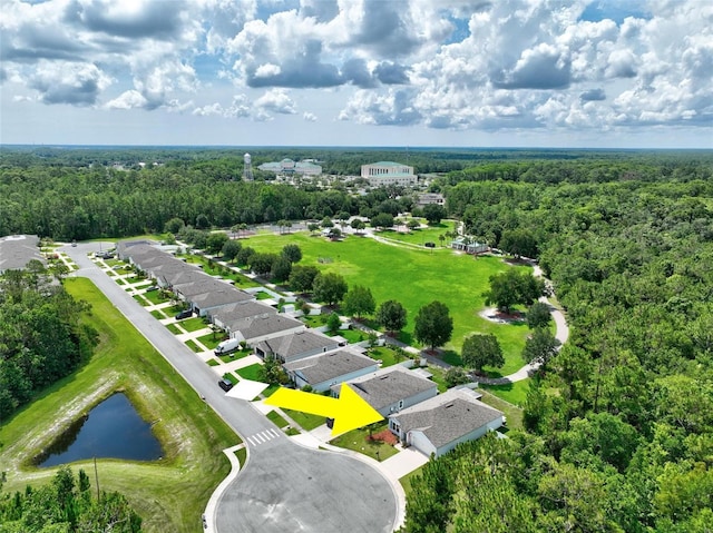 7 Grand Par Ct, Bunnell, FL 32110 - bird's eye view of a heavily wooded area and a nearby body of water