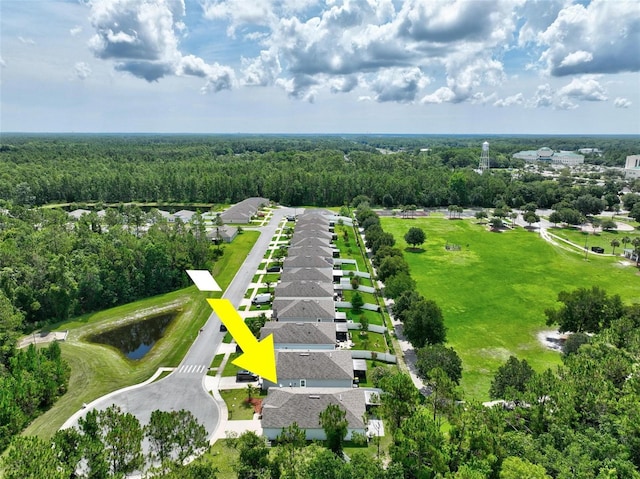 7 Grand Par Ct, Bunnell, FL 32110 - bird's eye view of a heavily wooded area and a nearby body of water