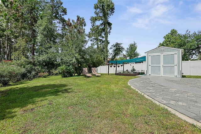 166 Midway Park Dr, Saint Augustine, FL 32084 - view of yard with a shed