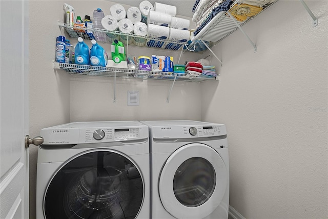 166 Midway Park Dr, Saint Augustine, FL 32084 - washroom with washing machine and dryer