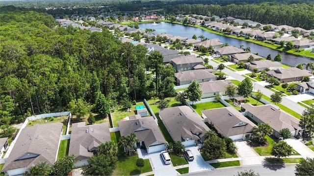 166 Midway Park Dr, Saint Augustine, FL 32084 - aerial view of residential area with a large body of water