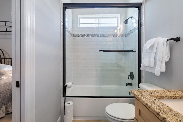 4 Old Oak Dr N, Palm Coast, FL 32137 - ensuite bathroom with shower / bath combination with glass door and vanity