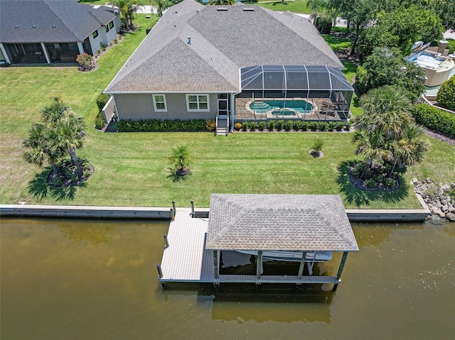 4 Old Oak Dr N, Palm Coast, FL 32137 - view from above of property featuring a large body of water