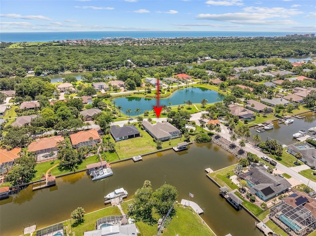 4 Old Oak Dr N, Palm Coast, FL 32137 - aerial view of residential area featuring a nearby body of water