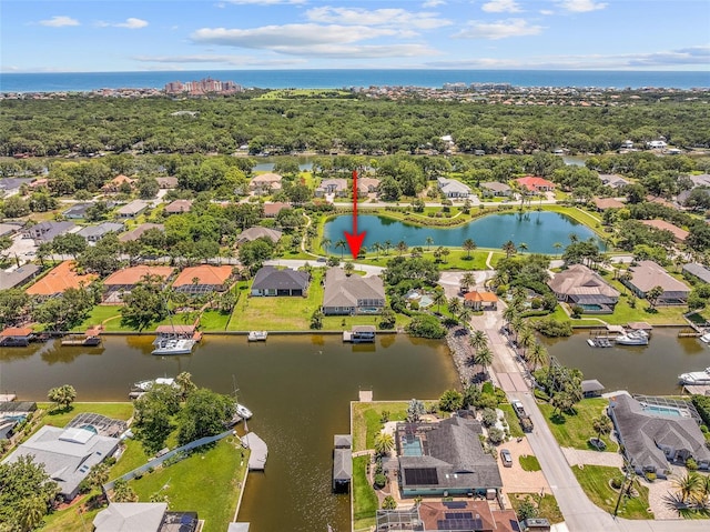 4 Old Oak Dr N, Palm Coast, FL 32137 - aerial view of residential area featuring a nearby body of water