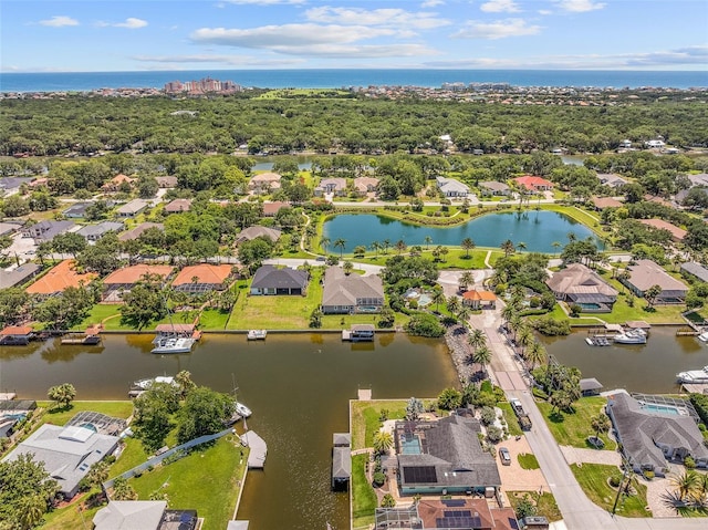 4 Old Oak Dr N, Palm Coast, FL 32137 - aerial view of residential area with a large body of water