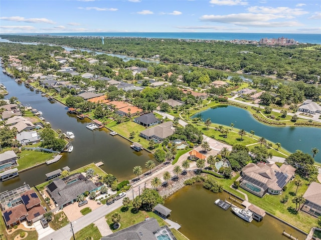 4 Old Oak Dr N, Palm Coast, FL 32137 - aerial overview of property's location featuring a nearby body of water and nearby suburban area