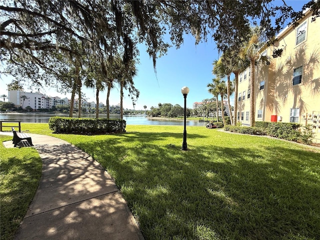 59 Rivers Edge Ln Unit 59, Palm Coast, FL 32137 - view of home's community with a yard and a water view