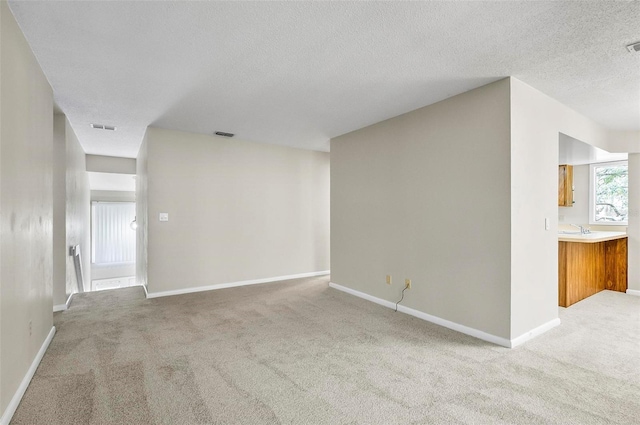 14 Oakmont Ct Unit 14, Palm Coast, FL 32137 - unfurnished living room with carpet floors and a textured ceiling