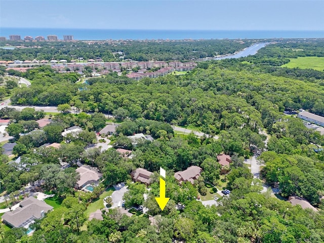 14 Oakmont Ct Unit 14, Palm Coast, FL 32137 - aerial view of property's location featuring a large body of water and nearby urban area