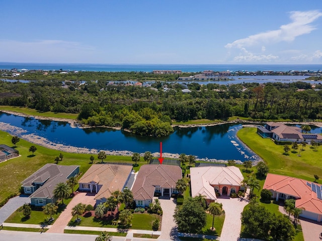 145 Heron Dr, Palm Coast, FL 32137 - aerial view of residential area with a nearby body of water