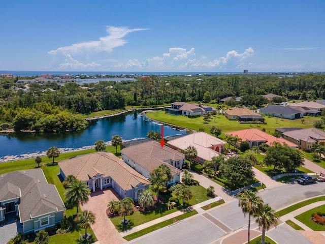 145 Heron Dr, Palm Coast, FL 32137 - aerial view of residential area featuring a nearby body of water