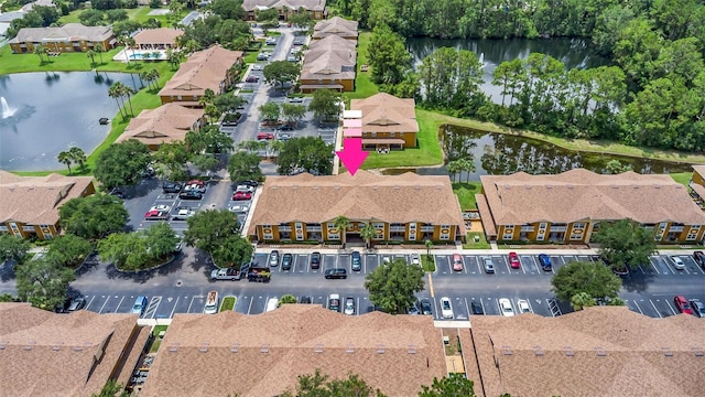 4600 E Moody Blvd Unit 14O, Bunnell, FL 32110 - aerial view of residential area featuring a nearby body of water