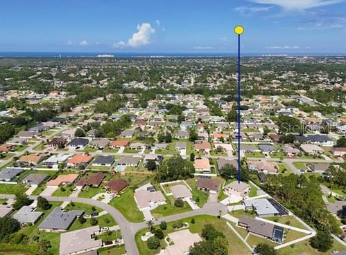 7 Flint Pl, Palm Coast, FL 32137 - aerial view of property's location with nearby suburban area