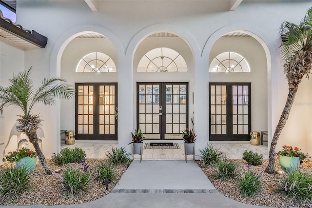 33 Crystal Bay Ct, Palm Coast, FL 32137 - doorway to property featuring french doors