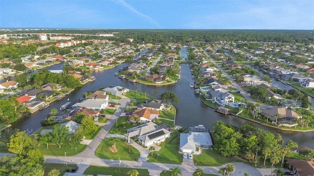 33 Crystal Bay Ct, Palm Coast, FL 32137 - aerial overview of property's location with nearby suburban area and a nearby body of water