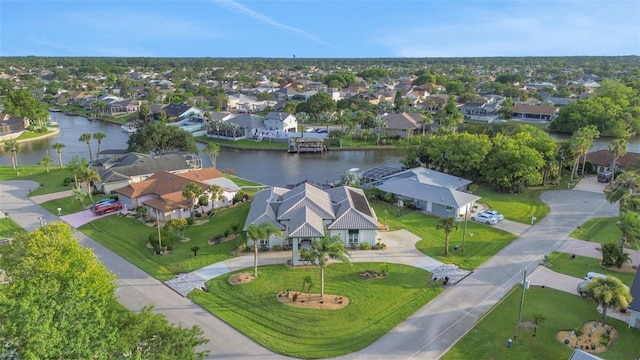 33 Crystal Bay Ct, Palm Coast, FL 32137 - aerial view of property's location with a large body of water and nearby suburban area