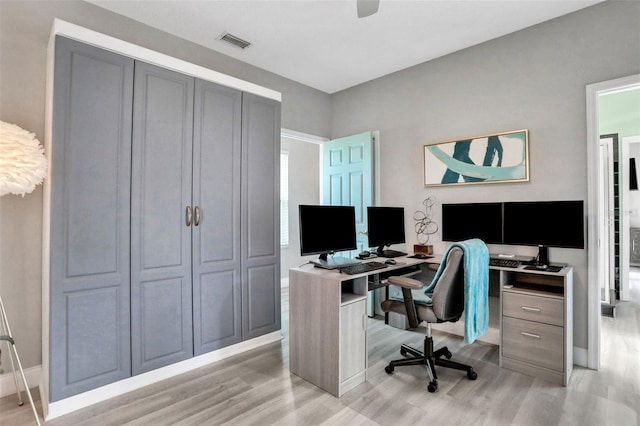 33 Crystal Bay Ct, Palm Coast, FL 32137 - office with light wood-style flooring and baseboards