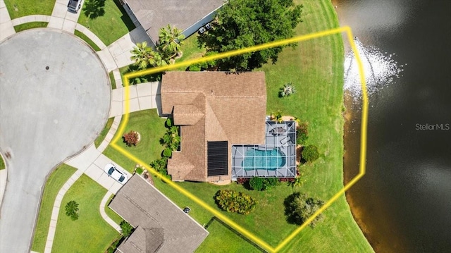 1904 Rouzbeh Ct, Port Orange, FL 32128 - aerial view of property and surrounding area featuring property parcel outlined