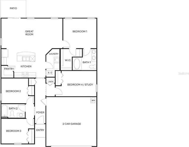 8 Mill Wheel Ct S, Palm Coast, FL 32137 - view of floor plan / room layout
