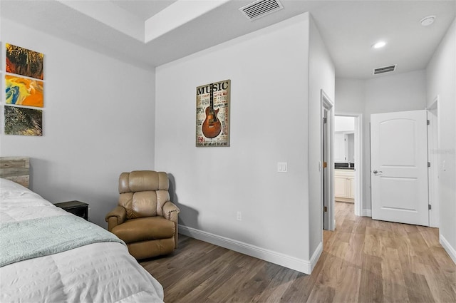 9 Elder Pl, Palm Coast, FL 32164 - bedroom with light wood-style flooring and recessed lighting