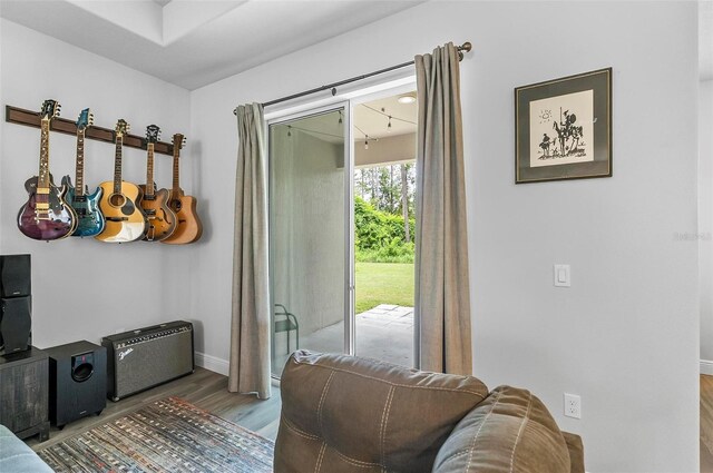 9 Elder Pl, Palm Coast, FL 32164 - entryway with wood finished floors and baseboards