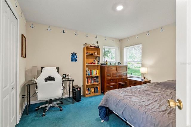 5 Wilksboro Pl, Palm Coast, FL 32164 - carpeted bedroom featuring a closet