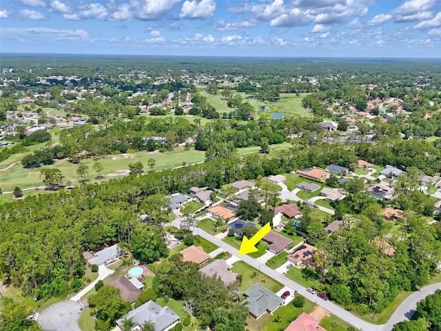 5 Wilksboro Pl, Palm Coast, FL 32164 - aerial perspective of suburban area featuring a golf course