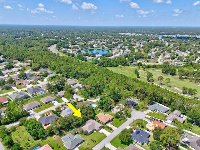 5 Wilksboro Pl, Palm Coast, FL 32164 - aerial view of property and surrounding area featuring nearby suburban area and a large body of water