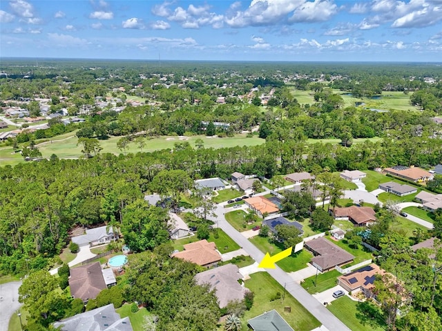 5 Wilksboro Pl, Palm Coast, FL 32164 - aerial overview of property's location featuring nearby suburban area and a golf course