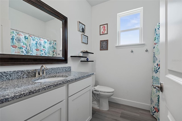 7 Pine Bush Ln, Palm Coast, FL 32164 - full bathroom featuring vanity, wood finished floors, and curtained shower