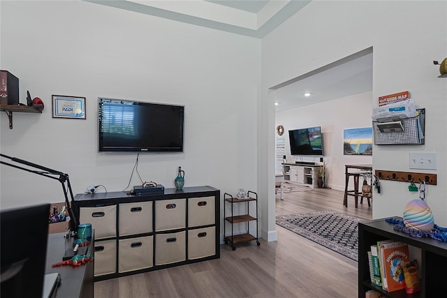 7 Pine Bush Ln, Palm Coast, FL 32164 - living room with wood finished floors and baseboards