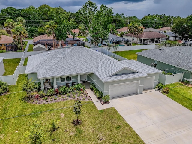 7 Pine Bush Ln, Palm Coast, FL 32164 - aerial view of property and surrounding area